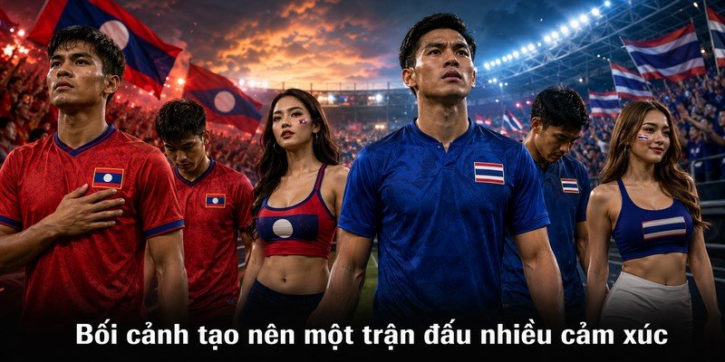 Bối cảnh tạo nên một trận đấu nhiều cảm xúc